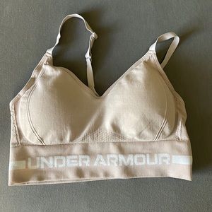 Pink Under Armour sports bra